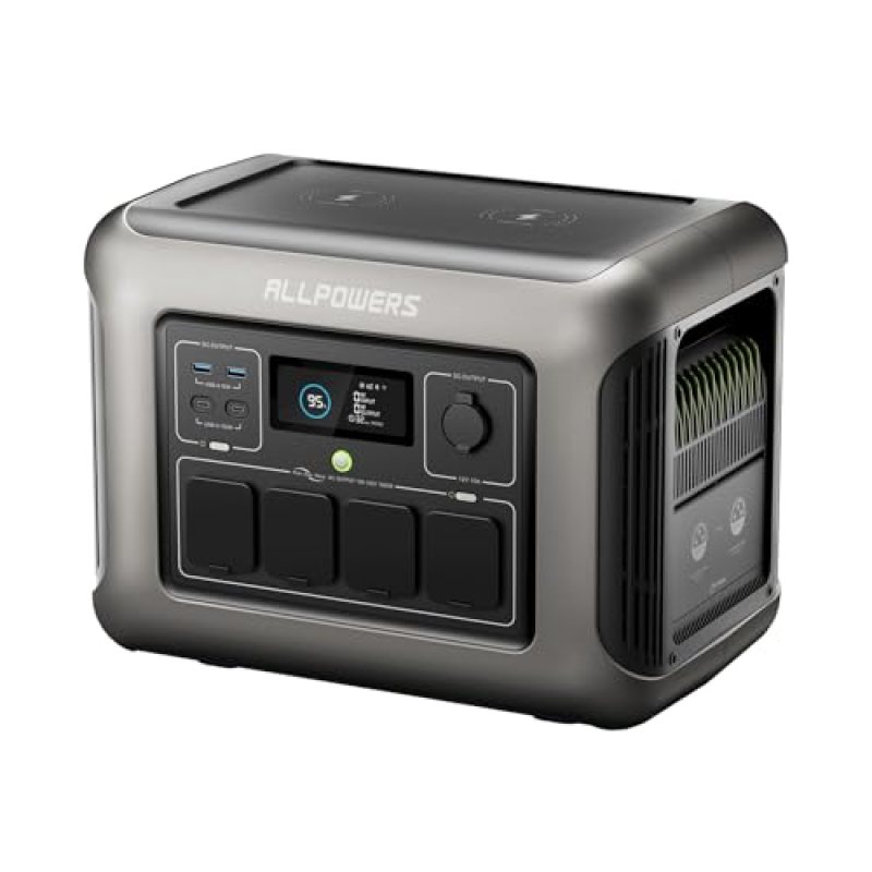 1800w Portable Power Station, 1152Wh Solar Generator, Peak 3000w, LiFePO4 Battery Backup for 11 Devices, 40 Minutes Fast Charge, for Outdoors Camping Travel Hunting Blackout 1800w Portable Power Station, 1152Wh Solar Generator, Peak 3000w, LiFePO4 Battery Backup for 11 Devices, 40 Minutes Fast Charge, for Outdoors Camping Travel Hunting Blackout