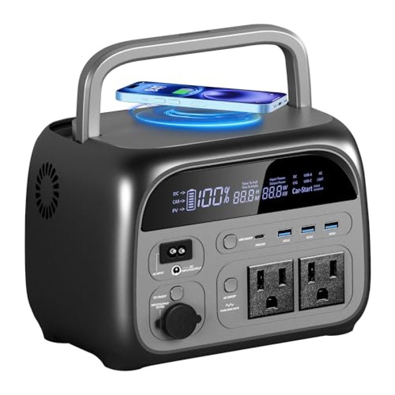 Ctolity Portable Power Station 481Wh – Solar Generator with 500W AC Output for Home Use Camping RVs Travel Emergencies Ctolity Portable Power Station 481Wh – Solar Generator with 500W AC Output for Home Use Camping RVs Travel Emergencies