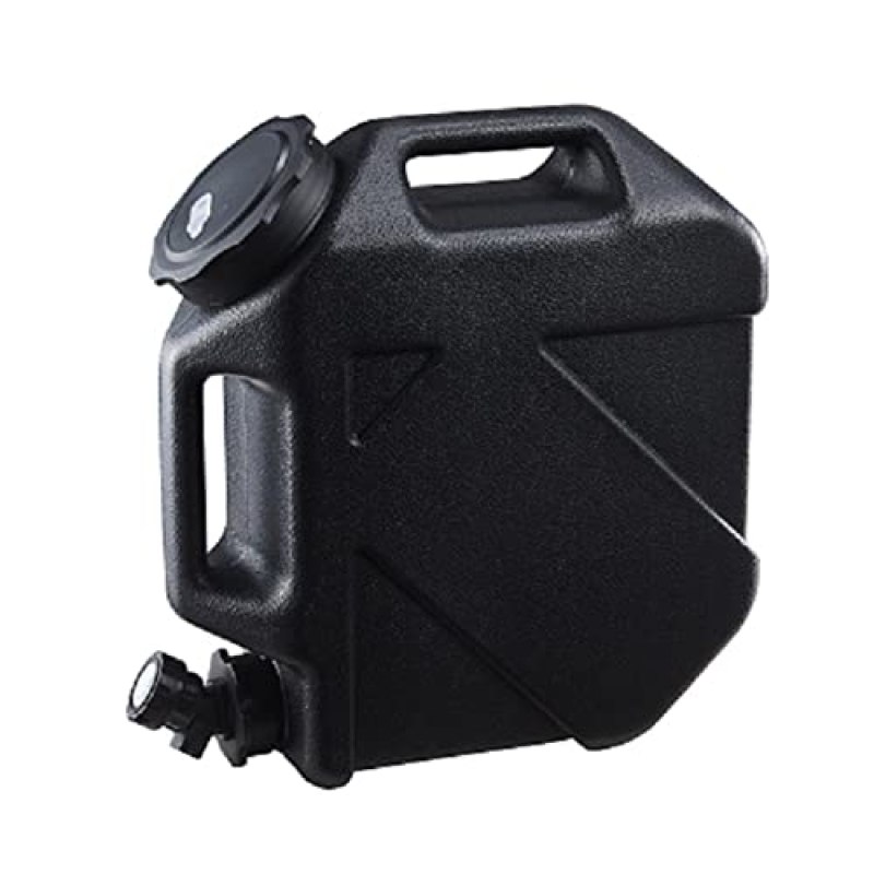 ALINUOYQ 2.6 Gallon(10L) Water Containers With Spigot, Camping Water Tank No Leakage Portable Water Jug, Multifunction Emergency Water Storage Container For Outdoor Hiking Camping Picnic Supplies (Black B – 2.6Gallon) ALINUOYQ 2.6 Gallon(10L) Water Containers With Spigot, Camping Water Tank No Leakage Portable Water Jug, Multifunction Emergency Water Storage Container For Outdoor Hiking Camping Picnic Supplies (Black B – 2.6Gallon)