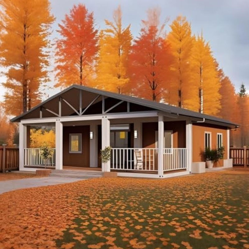 2025 Prefab Tiny Home for Sale, 19x20FT Mobile Prefabricated Tiny House with 2 Bedrooms, 1 Full Equiped Bathroom and Kitchen, Expandable Container House to Live in for Adults, Modular Foldable Home 2025 Prefab Tiny Home for Sale, 19x20FT Mobile Prefabricated Tiny House with 2 Bedrooms, 1 Full Equiped Bathroom and Kitchen, Expandable Container House to Live in for Adults, Modular Foldable Home