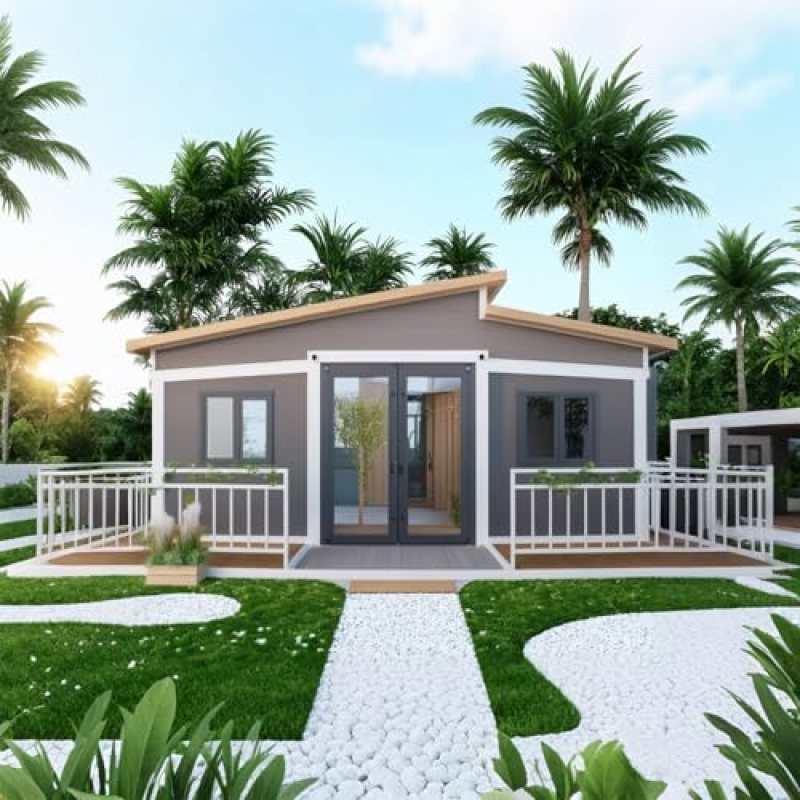 20FT Luxury Expandable Container Home, Tiny Homes to Live in for Adults, Mobile Modular Folding Container House for Sale with 2 Bedrooms, Living Room & Full Bathroom, Ideal for Adults Living in Style 20FT Luxury Expandable Container Home, Tiny Homes to Live in for Adults, Mobile Modular Folding Container House for Sale with 2 Bedrooms, Living Room & Full Bathroom, Ideal for Adults Living in Style