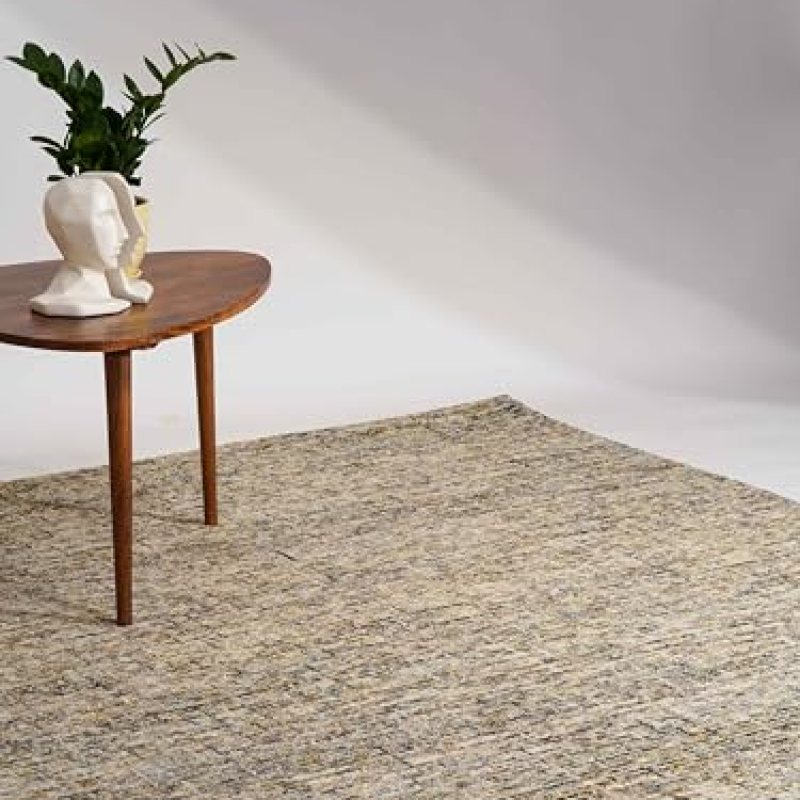 Hand Tufted Wool ECO-Friendly Area Rugs – 6’x9′, Rectangle Shape, Light Green, Solid Plain Design, High Pile Handmade Anti Skid Area Rugs for Living Room, Bed Room (KWC111) Hand Tufted Wool ECO-Friendly Area Rugs – 6’x9′, Rectangle Shape, Light Green, Solid Plain Design, High Pile Handmade Anti Skid Area Rugs for Living Room, Bed Room (KWC111)
