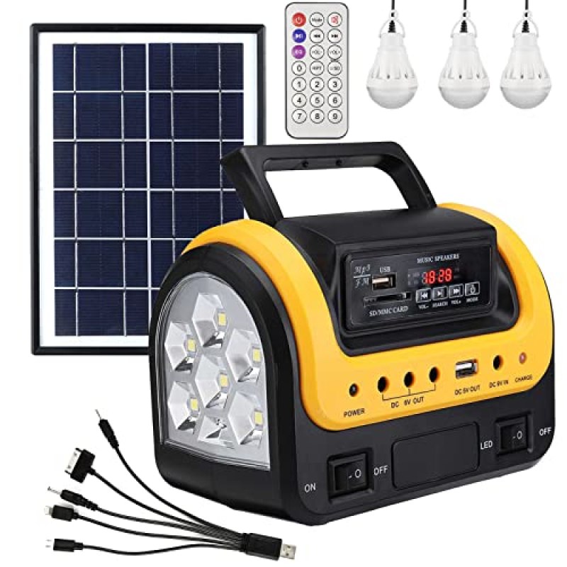 Solar Generator with Panels included,Solar Powered Generator Portable Power Station Lifepo4 with Led Flashlight for Hurricane Supplies (yellow color) Solar Generator with Panels included,Solar Powered Generator Portable Power Station Lifepo4 with Led Flashlight for Hurricane Supplies (yellow color)