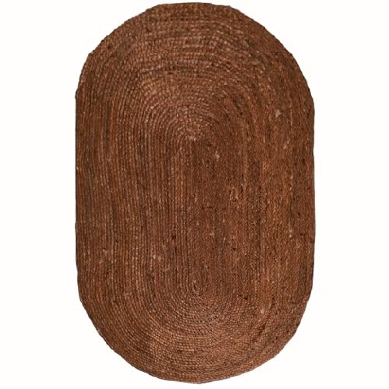 Oval Jute Runner Rug- Rustic Vintage Braided Runner Area Rug, Housewarming Gift, Eco Friendly, Modern Carpet Large Size Home Décor, Kitchen/Hallway (Natural 4’ x 8’) Oval Jute Runner Rug- Rustic Vintage Braided Runner Area Rug, Housewarming Gift, Eco Friendly, Modern Carpet Large Size Home Décor, Kitchen/Hallway (Natural 4’ x 8’)