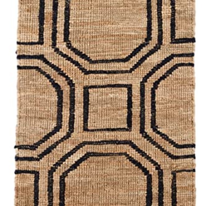 Dash and Albert Hexile Jute Area Rug – 3′ x 5′ Neutral Geometric Hand Knotted Accent Rug – Durable, Eco-Friendly, High Traffic Areas Hallway, Bedroom, Stairs Dash and Albert Hexile Jute Area Rug – 3′ x 5′ Neutral Geometric Hand Knotted Accent Rug – Durable, Eco-Friendly, High Traffic Areas Hallway, Bedroom, Stairs