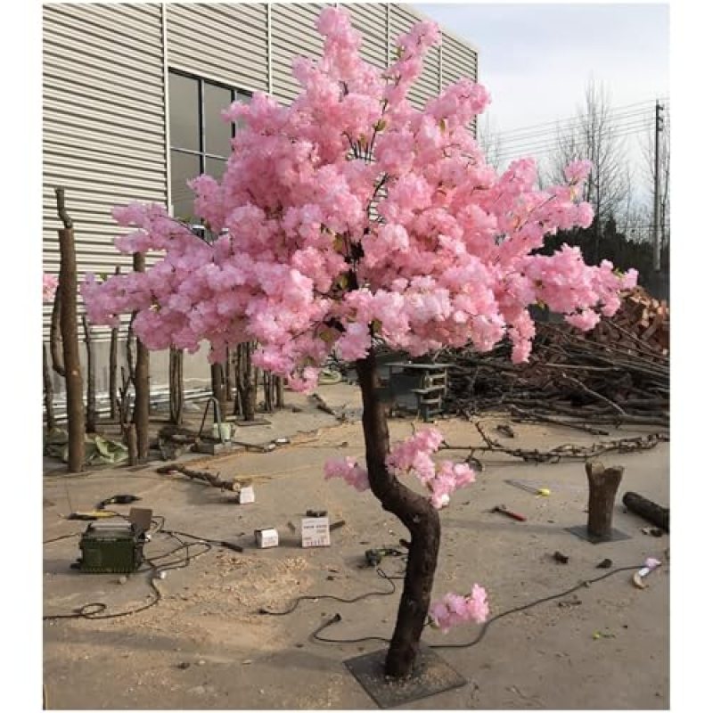 Artificial Cherry Blossom Tree, Large Decorative Plant, with Solid for Family Living Room, Perfect for Home Décor and Weddings Artificial Cherry Blossom Tree, Large Decorative Plant, with Solid for Family Living Room, Perfect for Home Décor and Weddings