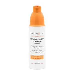 Farmacy 10% Vitamin C Face Serum – Waterless Vitamin C Skin Care Serum to Brighten, Firm + Smooth Skin Texture – Enriched with Upcycled Tangerine Peel to Boost Skin’s Moisture + Radiance (30ml)