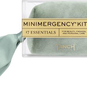 Pinch Provisions Velvet Minimergency Kit, for Her, Includes 17 Must-Have Emergency Essential Items, Compact, Multi-Functional Pouch, Gift for Parties and Birthdays