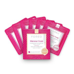 Shimmer Freak Advanced Collection 2.0 UFO-Activated Facial – Eye Contour Illuminating – Beauty & Personal Care – Rose Water – Niacinamide – All Skin Types – Wrinkles – Puffiness – 6 pcs in Pack