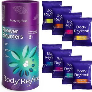 Shower Steamers Aromatherapy – Birthday Gifts for Women, 8 Pack Shower Bombs with Essential Oils, Spa Gifts for Women, Mom, Wife, Her, Christmas Gifts Stocking Stuffers for Adults Women Men, Teen