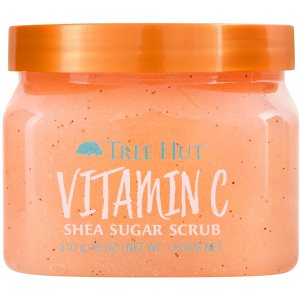 Tree Hut Vitamin C Shea Sugar Scrub, 18 oz, Ultra Hydrating and Exfoliating Scrub for Nourishing Essential Body Care