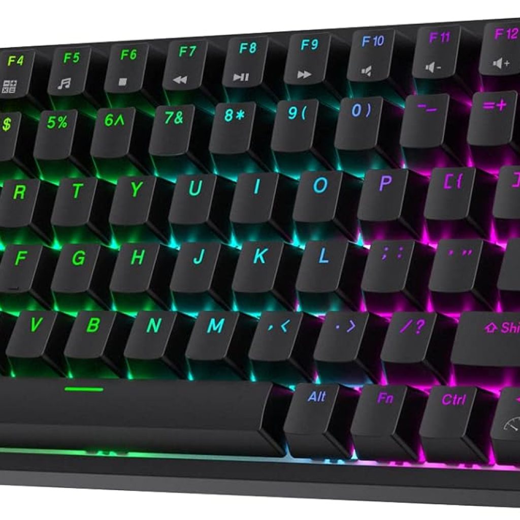 RK ROYAL KLUDGE RK84 Wireless RGB 75% Triple Mode BT5.0/2.4G/USB-C Hot Swappable Mechanical Keyboard, 84 Keys Wireless Gaming Keyboard w/High-Capacity Battery, Quiet Red Switch RK ROYAL KLUDGE RK84 Wireless RGB 75% Triple Mode BT5.0/2.4G/USB-C Hot Swappable Mechanical Keyboard, 84 Keys Wireless Gaming Keyboard w/High-Capacity Battery, Quiet Red Switch