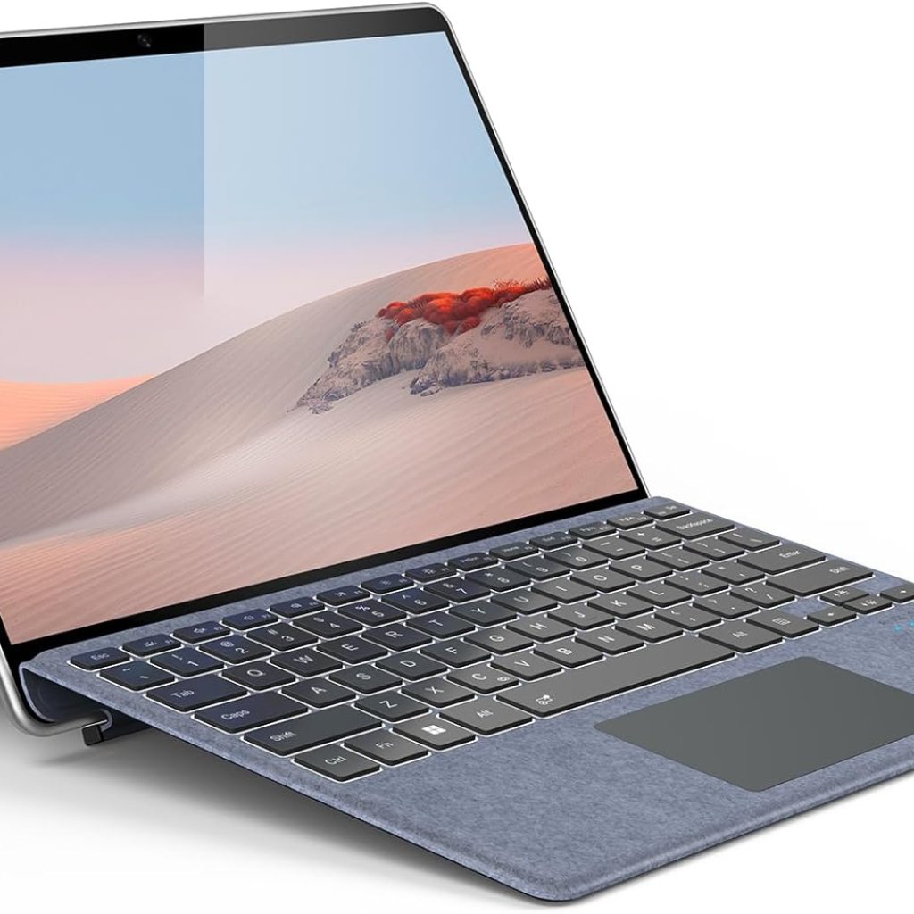 Surface Keyboard, Ultra-Slim Portable Bluetooth Wireless Keyboard with Touchpad, 7 Colors Backlit Type Cover for Microsoft Surface Pro 7 Plus/ 7/6 / 5/4 / 3 Surface Keyboard, Ultra-Slim Portable Bluetooth Wireless Keyboard with Touchpad, 7 Colors Backlit Type Cover for Microsoft Surface Pro 7 Plus/ 7/6 / 5/4 / 3