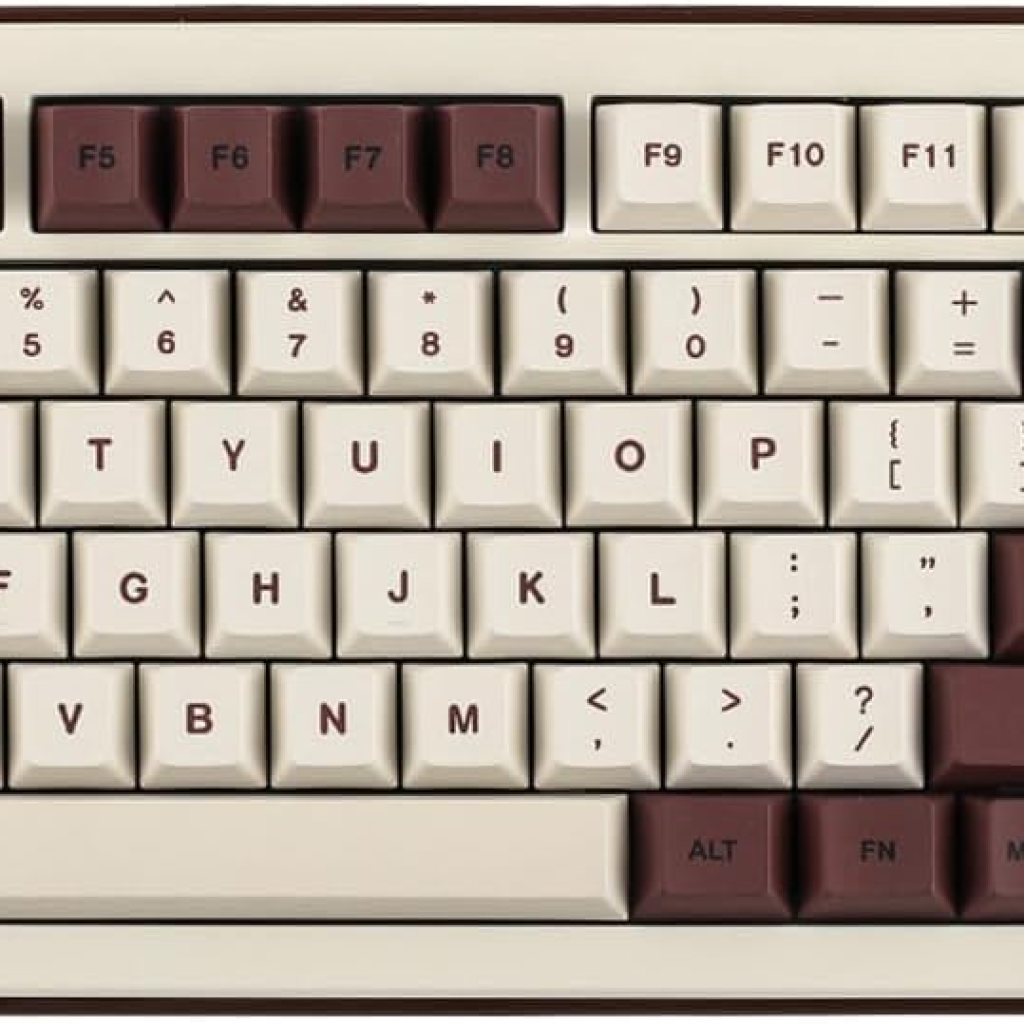 EPOMAKER Shadow-S VIA Wireless Gaming Keyboard, Gasket Mechanical Keyboard, with 1.14 inch Programmable Smart Screen, Bluetooth/2.4Ghz/USB-C Wired Creamy Keyboard (White Brown, Sea Salt Silent Switch) EPOMAKER Shadow-S VIA Wireless Gaming Keyboard, Gasket Mechanical Keyboard, with 1.14 inch Programmable Smart Screen, Bluetooth/2.4Ghz/USB-C Wired Creamy Keyboard (White Brown, Sea Salt Silent Switch)