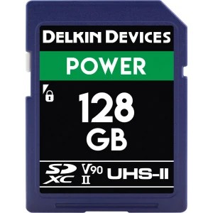 Memoria SD, UHS-II, 128GB., 300/250MB/S, V90 | DELKIN – CAJA ABIERTA Memoria SD, UHS-II, 128GB., 300/250MB/S, V90 | DELKIN – CAJA ABIERTA