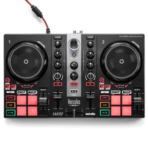 Controlador DJ Inpulse 200 MK2 Software Serato y DJUCED, Negro | HERCULES