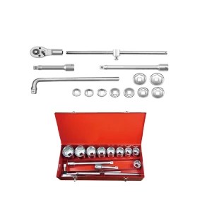 Ratchet Y Copas Raiz 1″, 14 Pcs Yt-13630