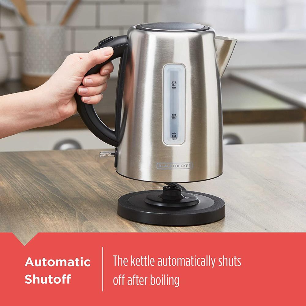 Acero Inoxidable Hervidor Black Decker Hervidor Eléctrico