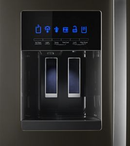 Dispensador de agua y hielo exterior con filtración EveryDrop™