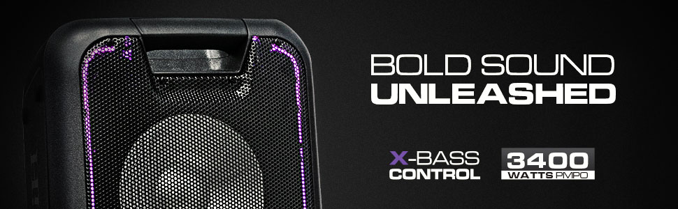 Sonido de graves extra, vatios