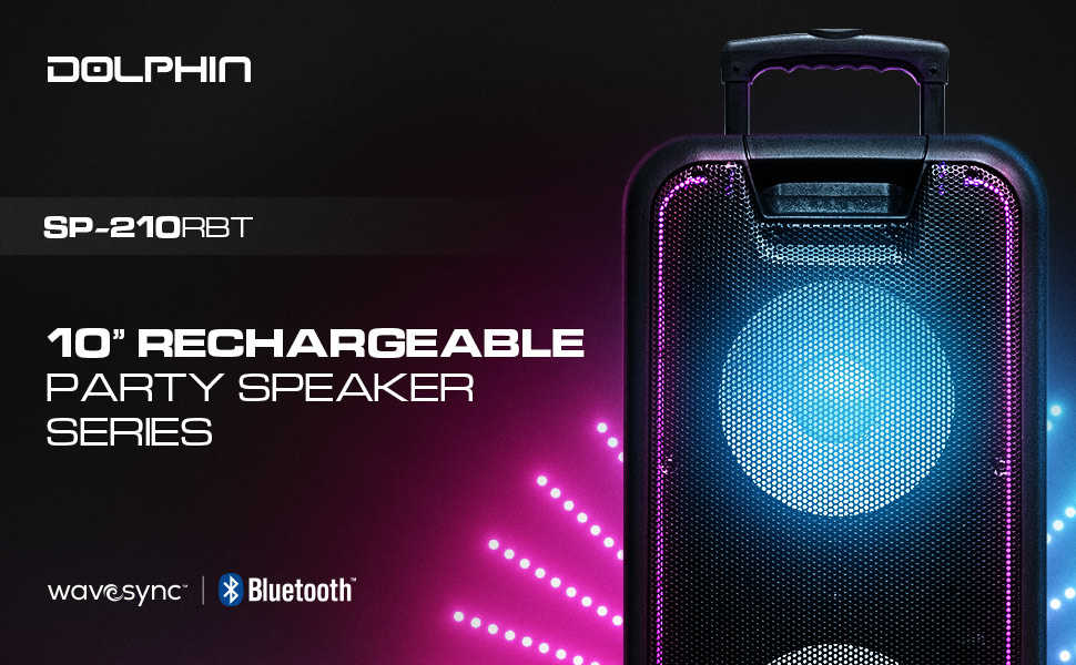 PartyBox, altavoz de fiesta, altavoz de portón trasero, altavoz recargable, altavoz con luces, portátil