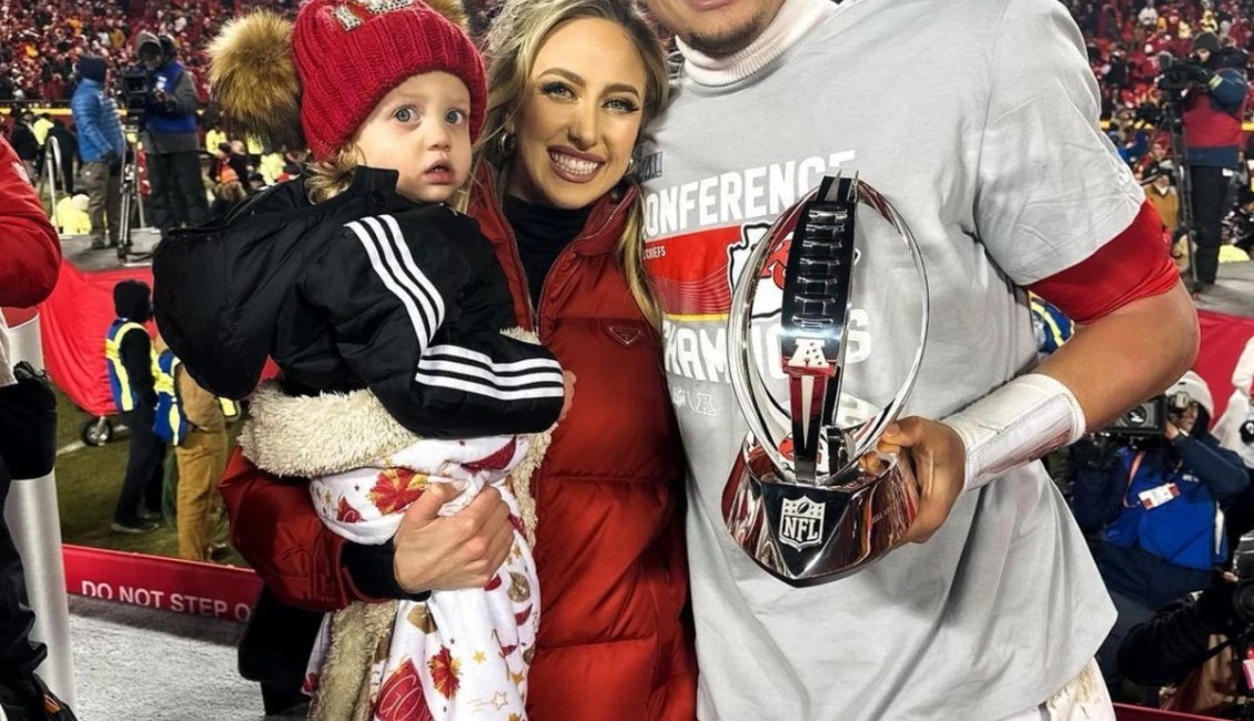 Patrick Mahomes Posts First Pic of His Son’s Face After Super Bowl Win Patrick Mahomes Posts First Pic of His Son’s Face After Super Bowl Win