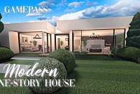 Modern Minimalist: 1-Story Bloxburg Home Modern Minimalist: 1-Story Bloxburg Home