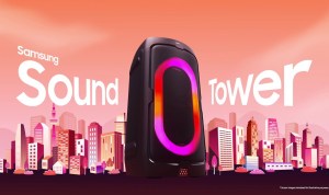 Samsung Sound Tower ST40F dengan pencahayaan Party Lights+ (Source: YouTube Channel Samsung) Samsung Sound Tower ST40F dengan pencahayaan Party Lights+ (Source: YouTube Channel Samsung)
