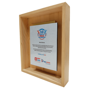Custom Wooden Trayplaque Award Custom Wooden Trayplaque Award