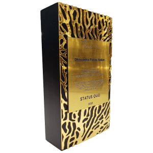 Wooden Block with mirror net cutout Wooden Block with mirror net cutout