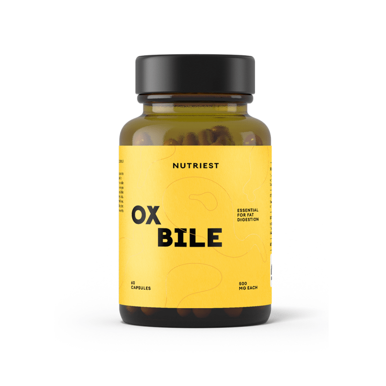Nutriest Ox Bile – Żółć wołowa – 60 kapsułek Nutriest Ox Bile – Żółć wołowa – 60 kapsułek