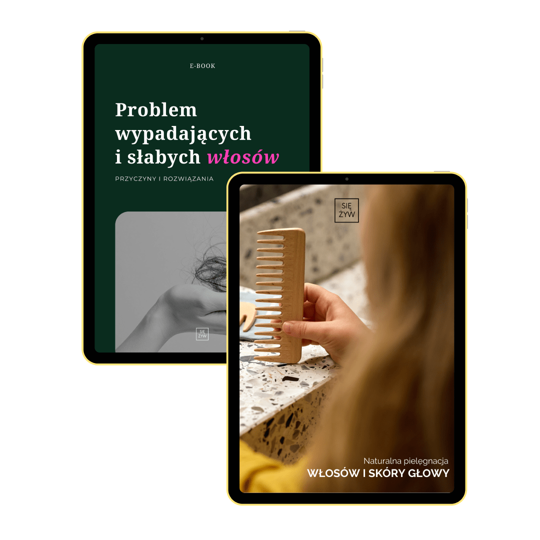 Zestaw 2 e-booków: Holistyczna pielęgnacja włosów – od przyczyn po codzienną rutynę Zestaw 2 e-booków: Holistyczna pielęgnacja włosów – od przyczyn po codzienną rutynę