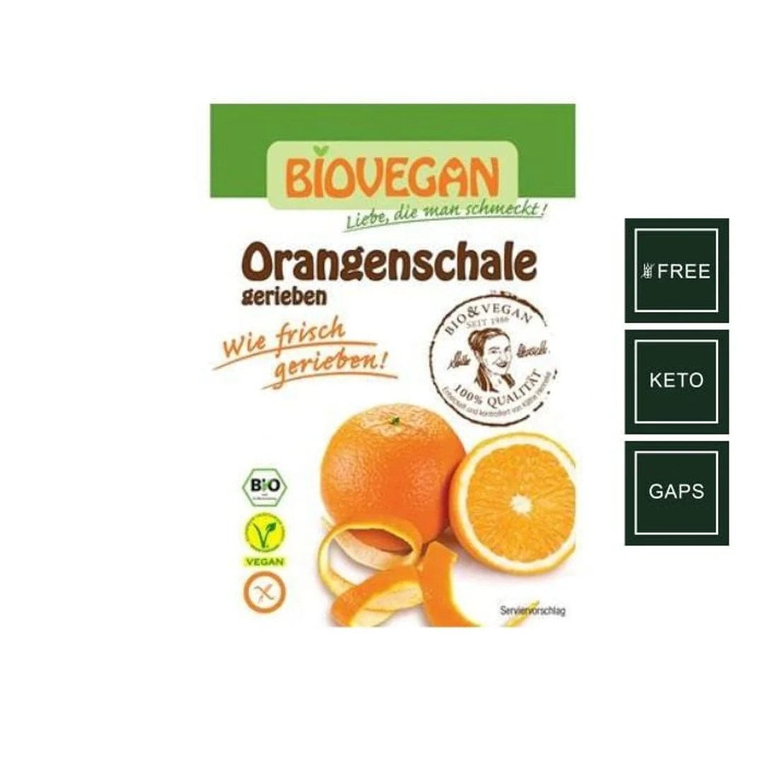 Biovegan Starta skórka pomarańczy – ekologiczna – 9 g Biovegan Starta skórka pomarańczy – ekologiczna – 9 g