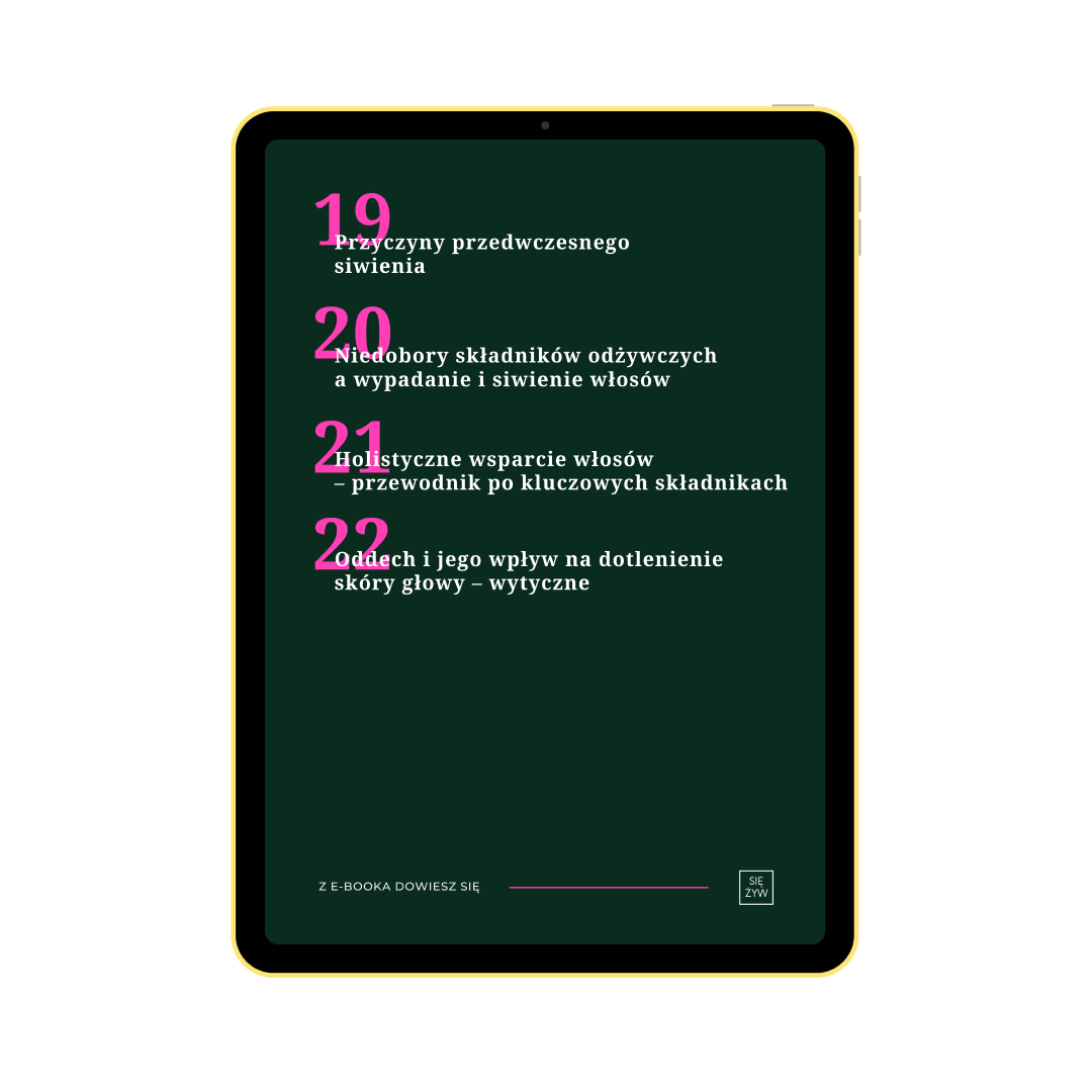Problem wypadających i słabych włosów - przyczyny i rozwiązania - e-book