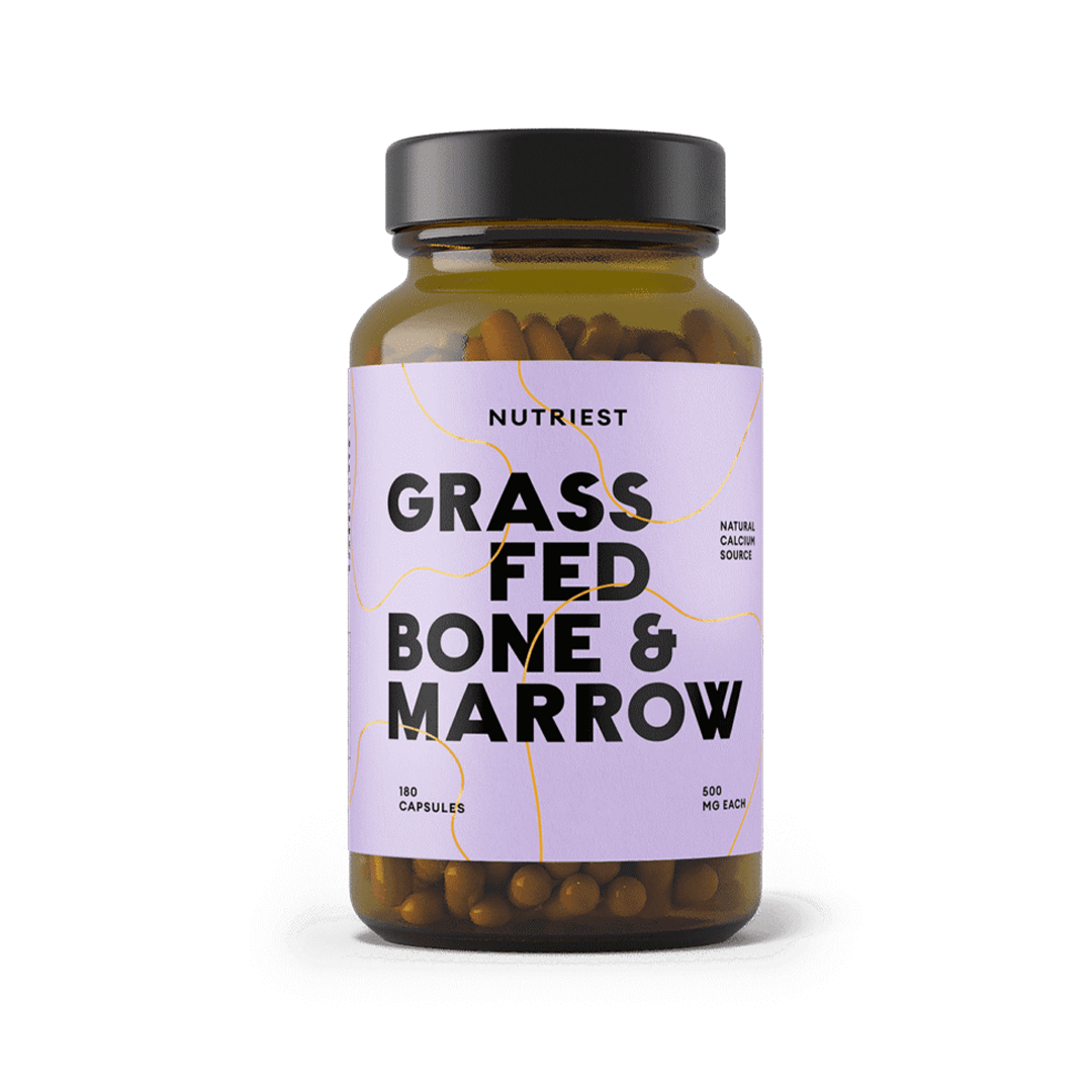 Nutriest Grass Fed Bone & Marrow – Szpik i kości wołowe – 180 kapsułek Nutriest Grass Fed Bone & Marrow – Szpik i kości wołowe – 180 kapsułek