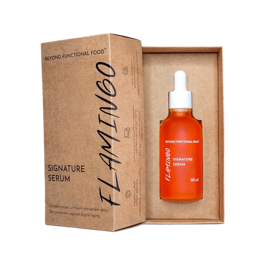 Beyond Functional Food Signature Flamingo Serum – Antyoksydacyjne serum przeciw Digital Aging – 50 ml