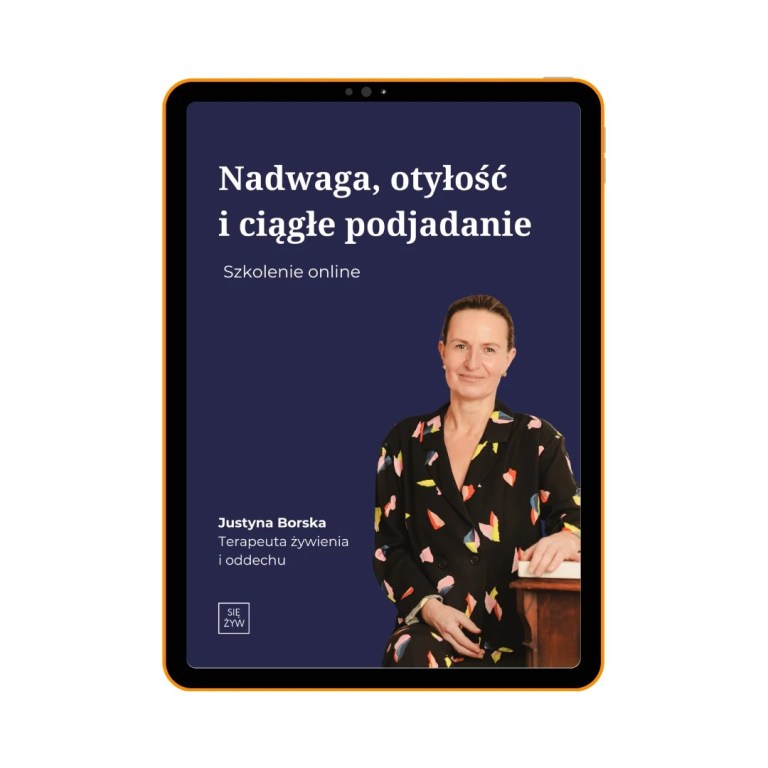 Szkolenie online: Nadwaga, otyłość i ciągłe podjadanie | 3 h nagrania Szkolenie online: Nadwaga, otyłość i ciągłe podjadanie | 3 h nagrania