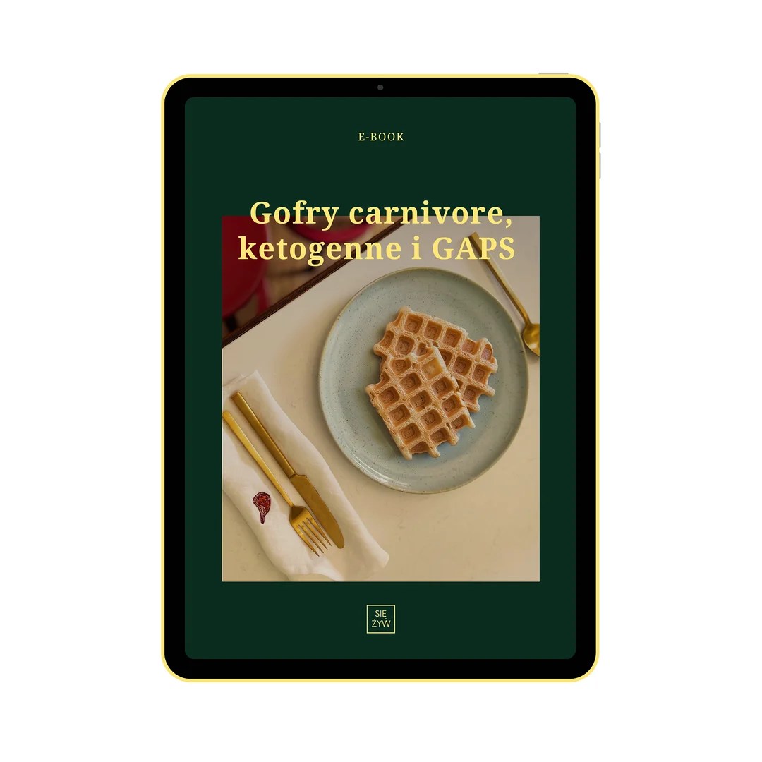 Gofry CARNIVORE / Ketogenne / GAPS – przepisy – ebook Gofry CARNIVORE / Ketogenne / GAPS – przepisy – ebook