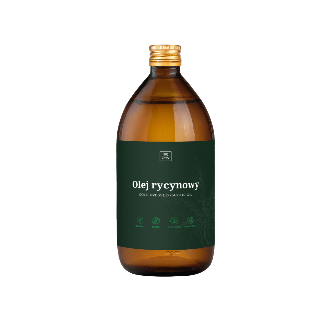 Organiczny olej rycynowy – nierafinowany – 250/500/1000 ml Organiczny olej rycynowy – nierafinowany – 250/500/1000 ml