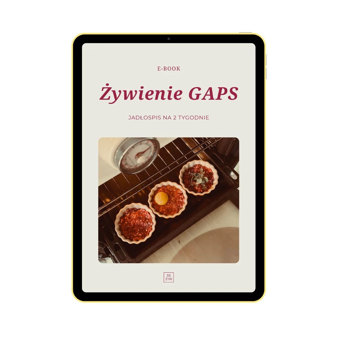 Żywienie GAPS – jadłospis na 1 lub 2 tygodnie – e-book Żywienie GAPS – jadłospis na 1 lub 2 tygodnie – e-book