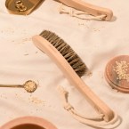 Delikatna szczotka do masażu – włosie końskie/tampiko Delikatna szczotka do masażu – włosie końskie/tampiko