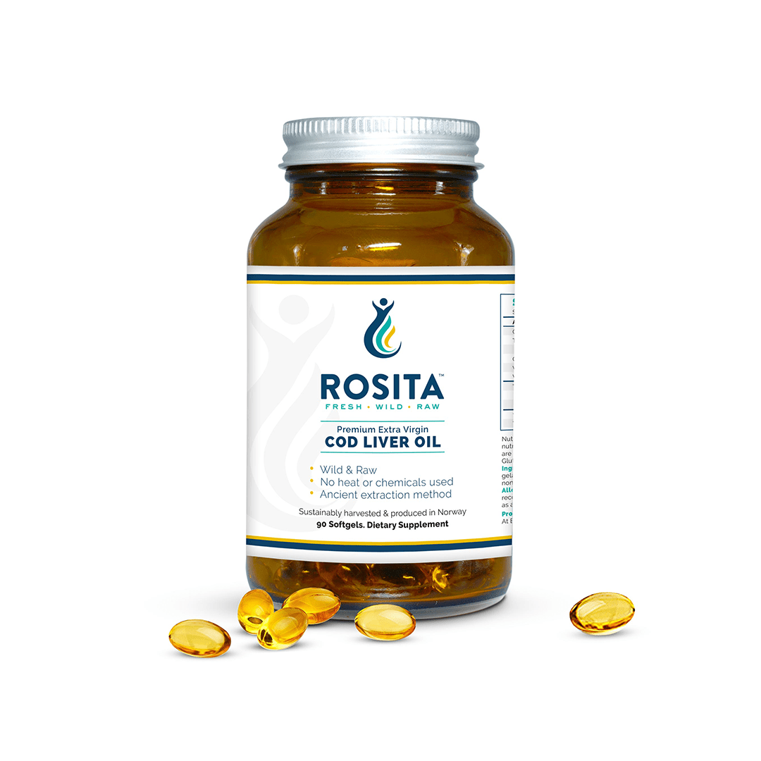 Rosita Cod Liver Oil – Olej z wątroby dorsza – 90 kapsułek Rosita Cod Liver Oil – Olej z wątroby dorsza – 90 kapsułek