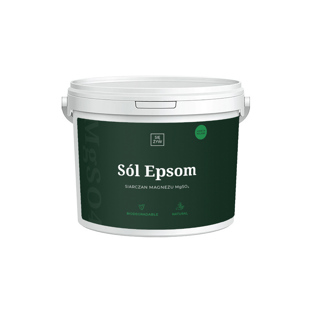Się Żyw Sól Epsom – Siarczan magnezu – 3 kg Się Żyw Sól Epsom – Siarczan magnezu – 3 kg