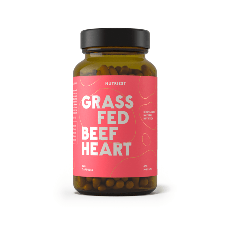 Nutriest Grass Fed Beef Heart – Serce wołowe – 240 kapsułek Nutriest Grass Fed Beef Heart – Serce wołowe – 240 kapsułek