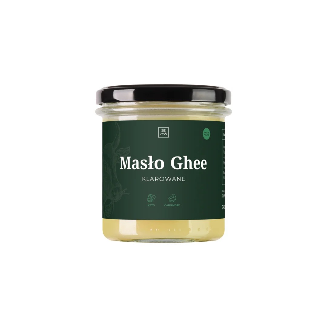 Się Żyw Masło Ghee klarowane – 240 g Się Żyw Masło Ghee klarowane – 240 g