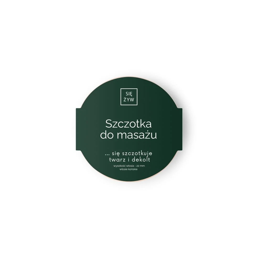 ŚREDNIA szczotka do masażu twarzy i dekoltu