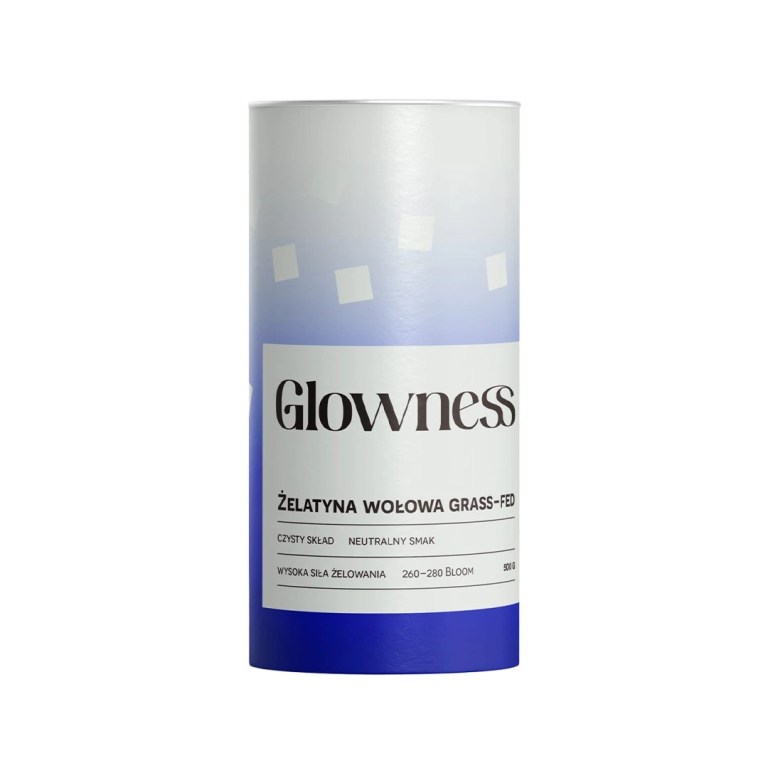 Glowness Żelatyna wołowa Grass-Fed – 500 g Glowness Żelatyna wołowa Grass-Fed – 500 g