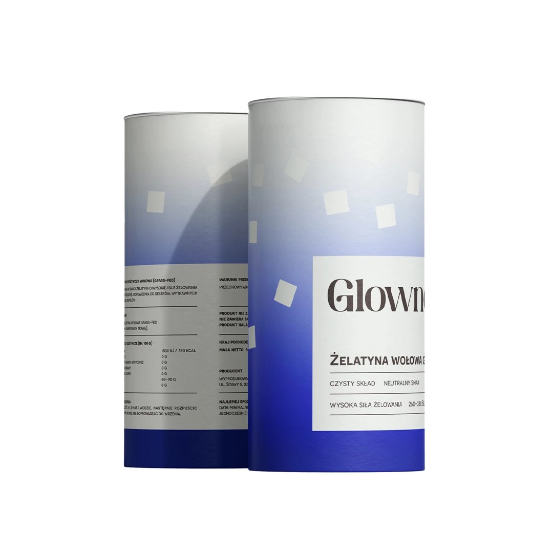 Glowness Żelatyna wołowa Grass-Fed – 500 g