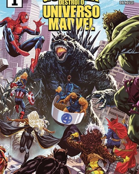 Godzilla Destrói o Universo Marvel #01 (2025) Godzilla Destrói o Universo Marvel #01 (2025)