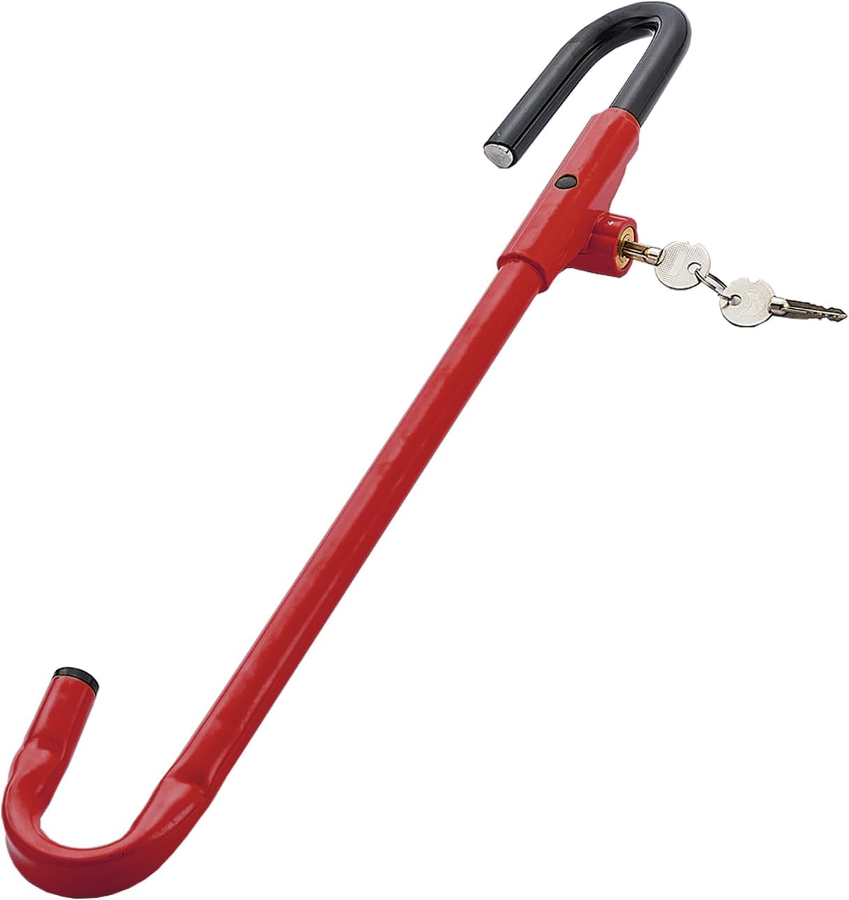 Steering Wheel Lock Anti-Theft Car Device, Steering Wheel Pedal Brake Lock Retractable Hook Car Security Products Universal Fit(Red) Steering Wheel Lock Anti-Theft Car Device, Steering Wheel Pedal Brake Lock Retractable Hook Car Security Products Universal Fit(Red)